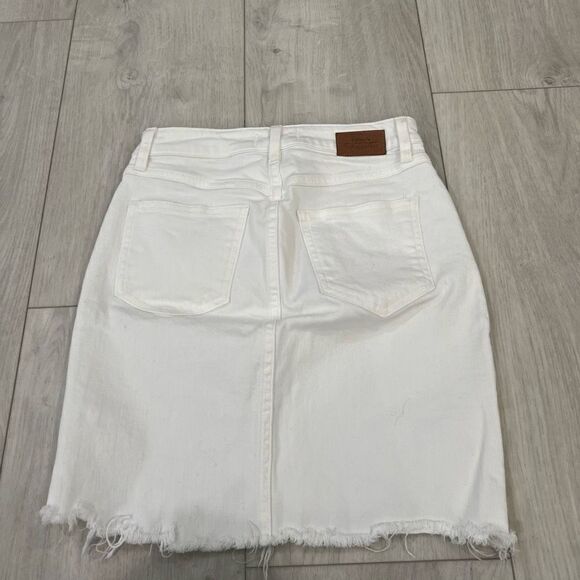 Father’s Daughter demin white skirt size 25 - Picture 2 of 7